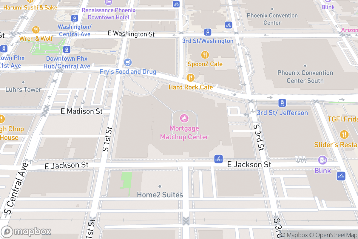 Map of Mortgage Matchup Center