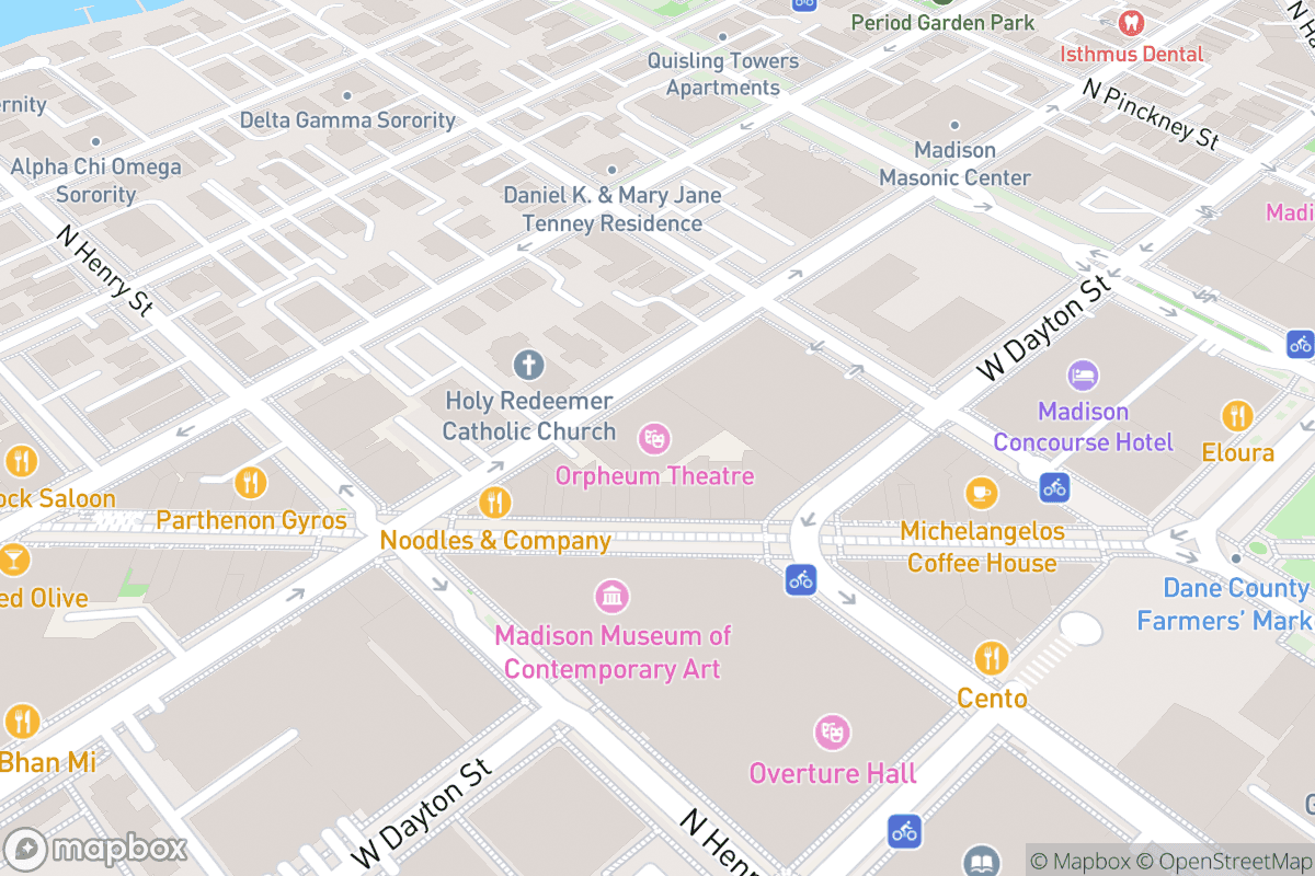 Map of Orpheum Theater