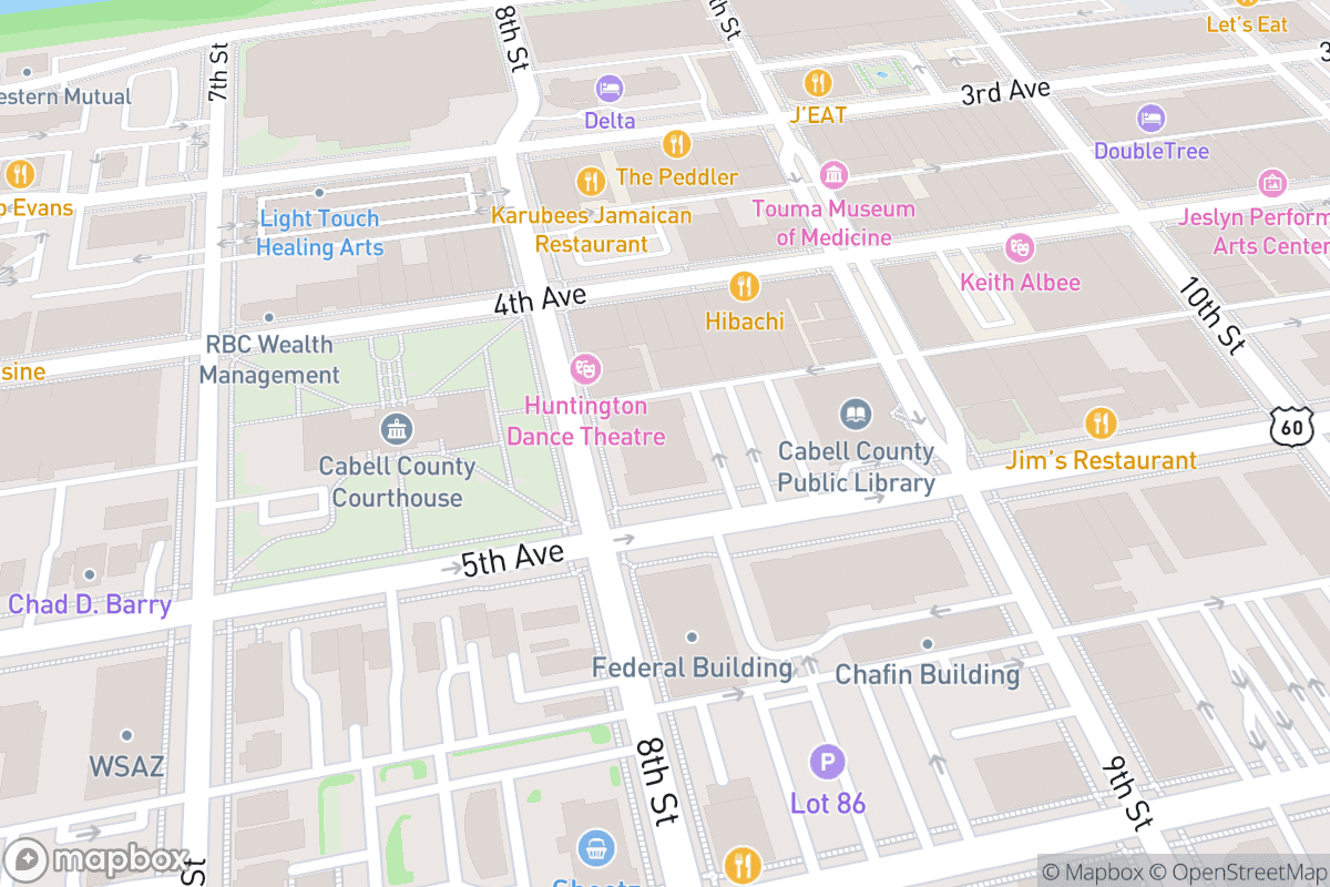 Map of Foundry Theater
