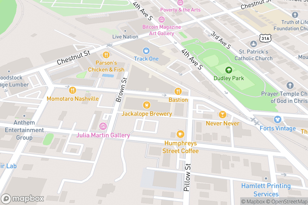 Map of Jackalope Brewing Co.