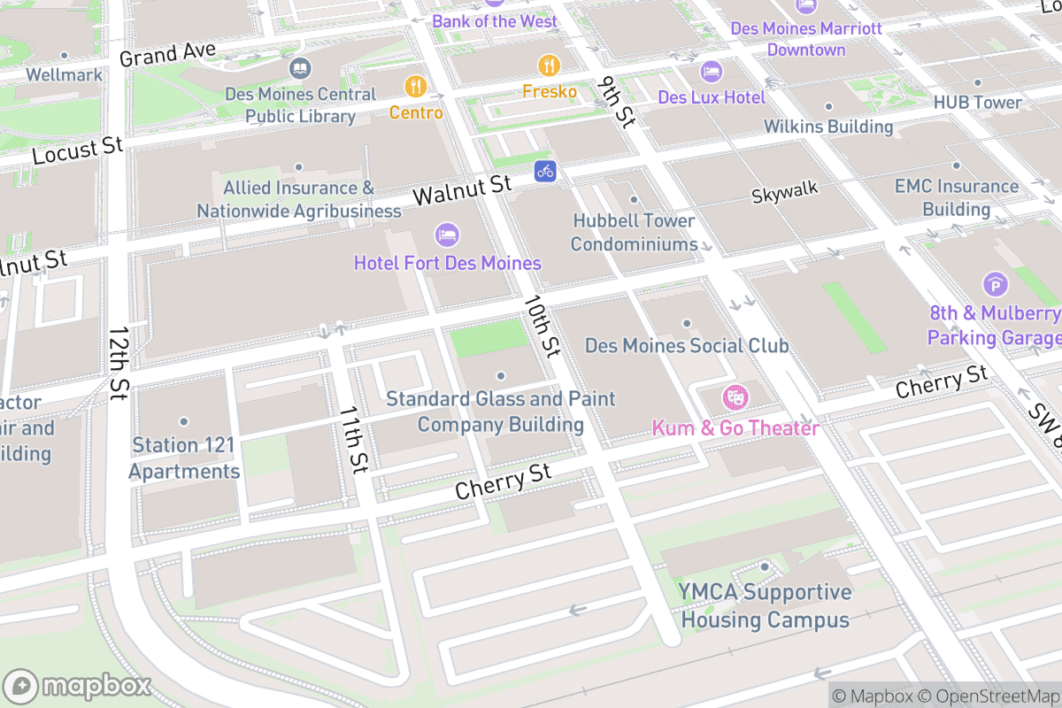 Map of Casey's Center