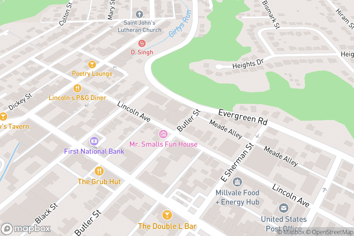 Map of The Funhouse at Mr. Smalls