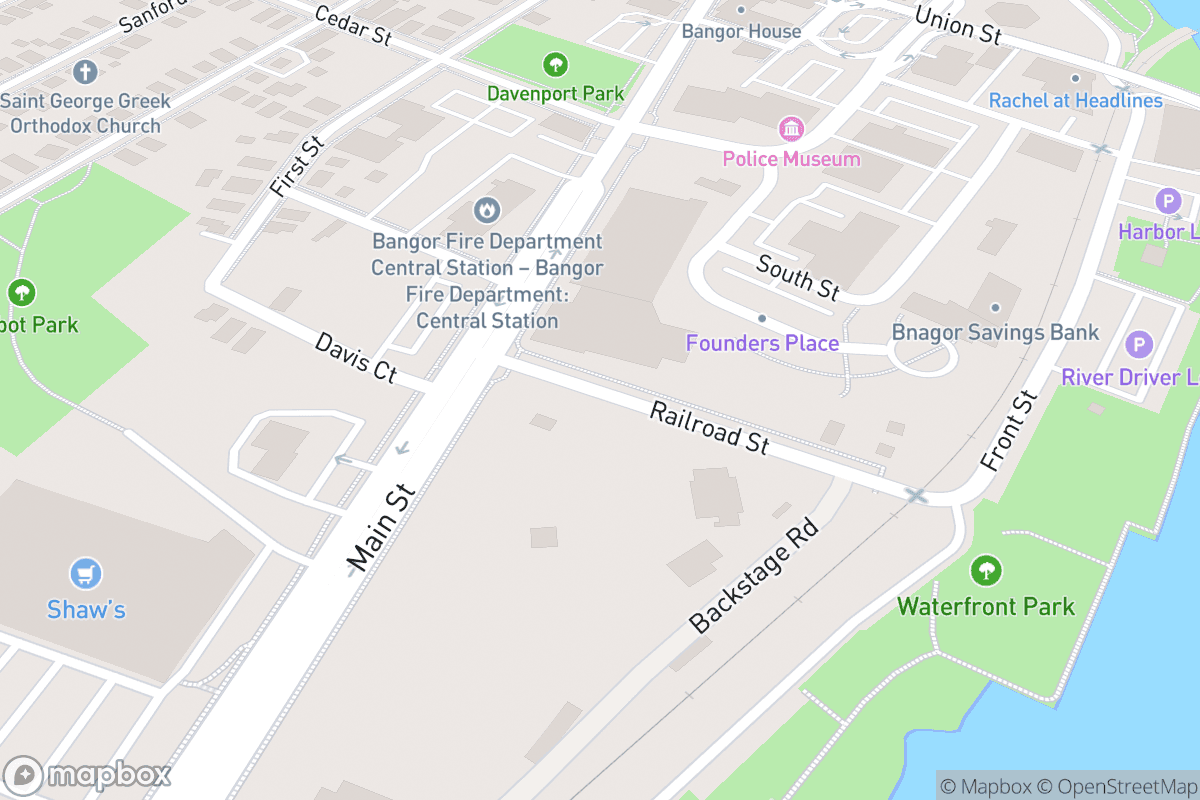 Map of Maine Savings Amphitheater