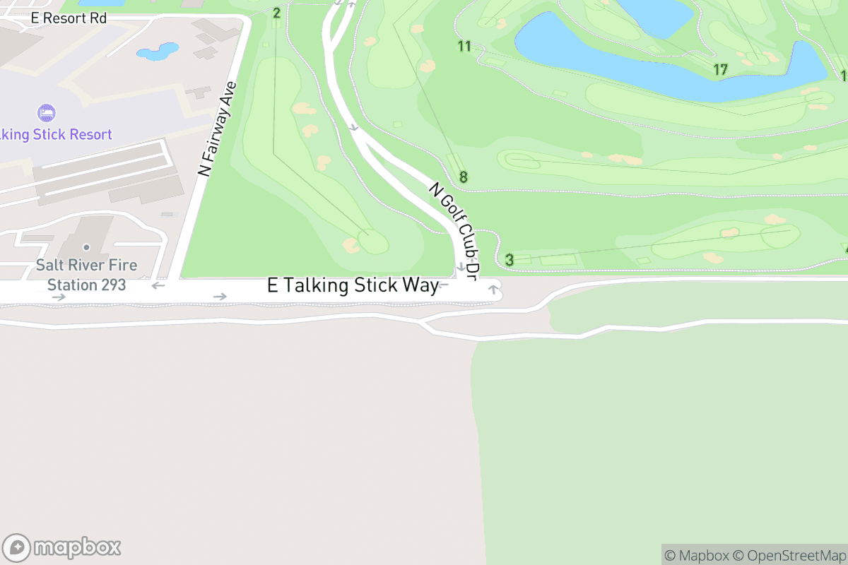 Map of Talking Stick Resort