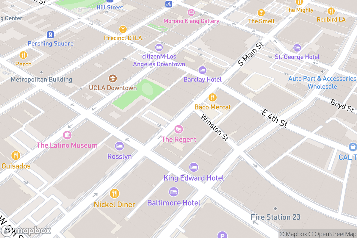 Map of The Regent Theater