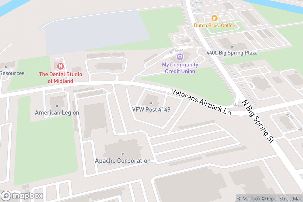 Map of 409 Veterans Airpark Ln