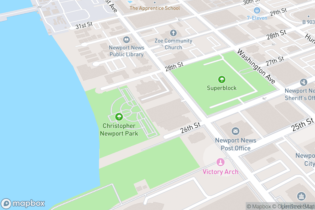 Map of Victory Landing Park