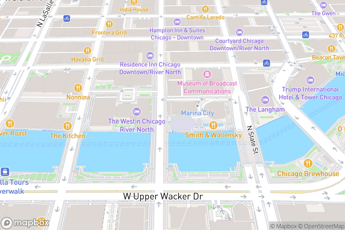 Map of House of Blues Chicago