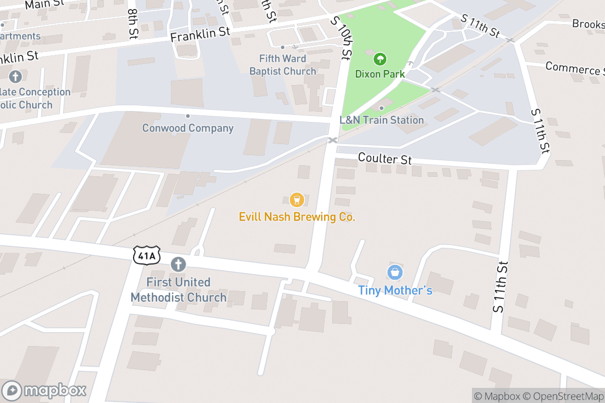 Map of Evill Nash Brewing Co.