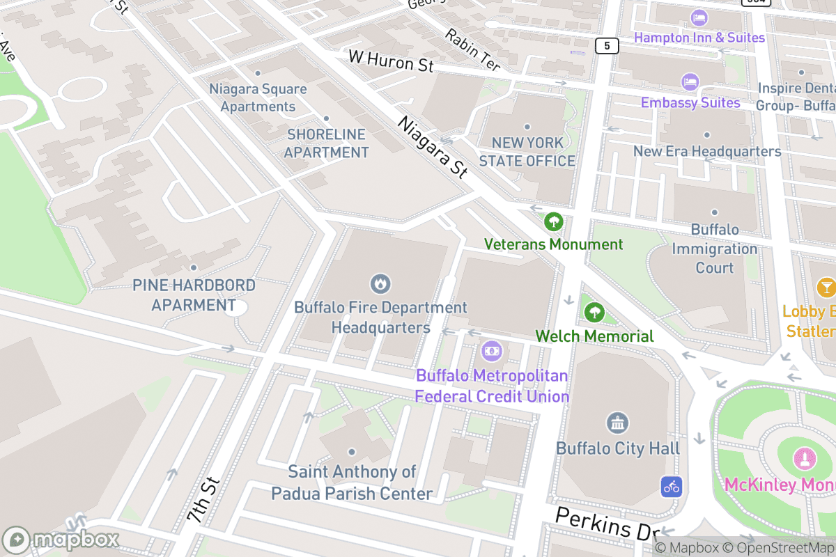 Map of Asbury Hall at Babeville