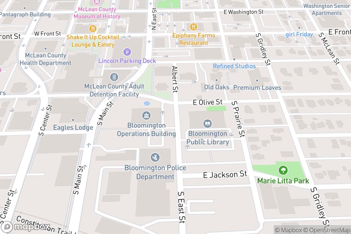 Map of The Castle Theatre