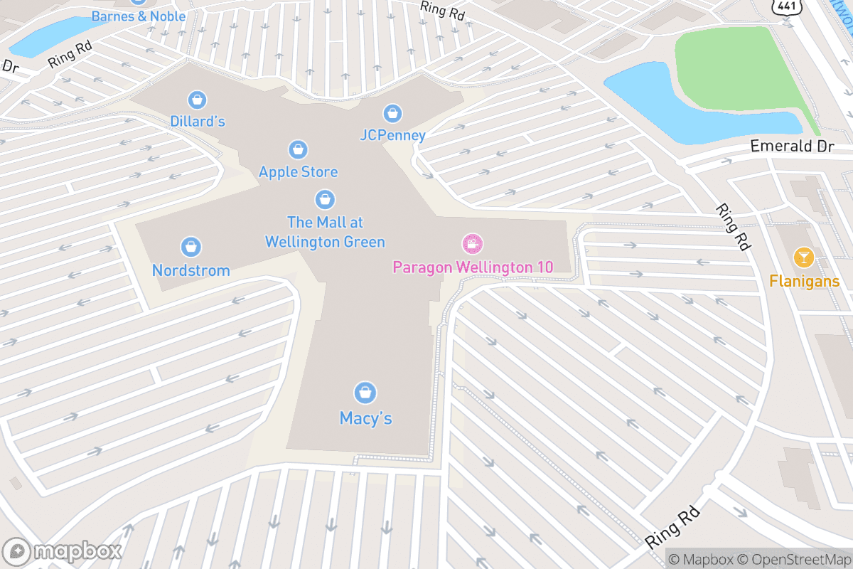 Map of Palm Beach Improv