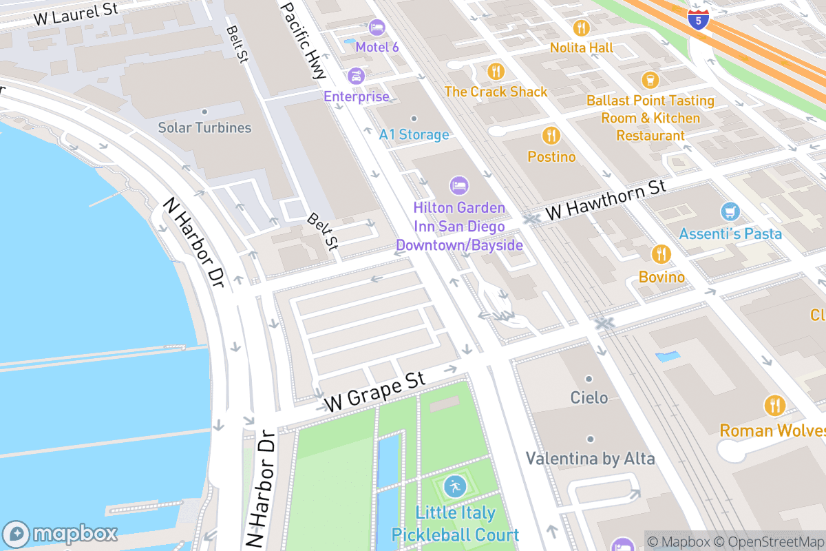 Map of The American Comedy Co.