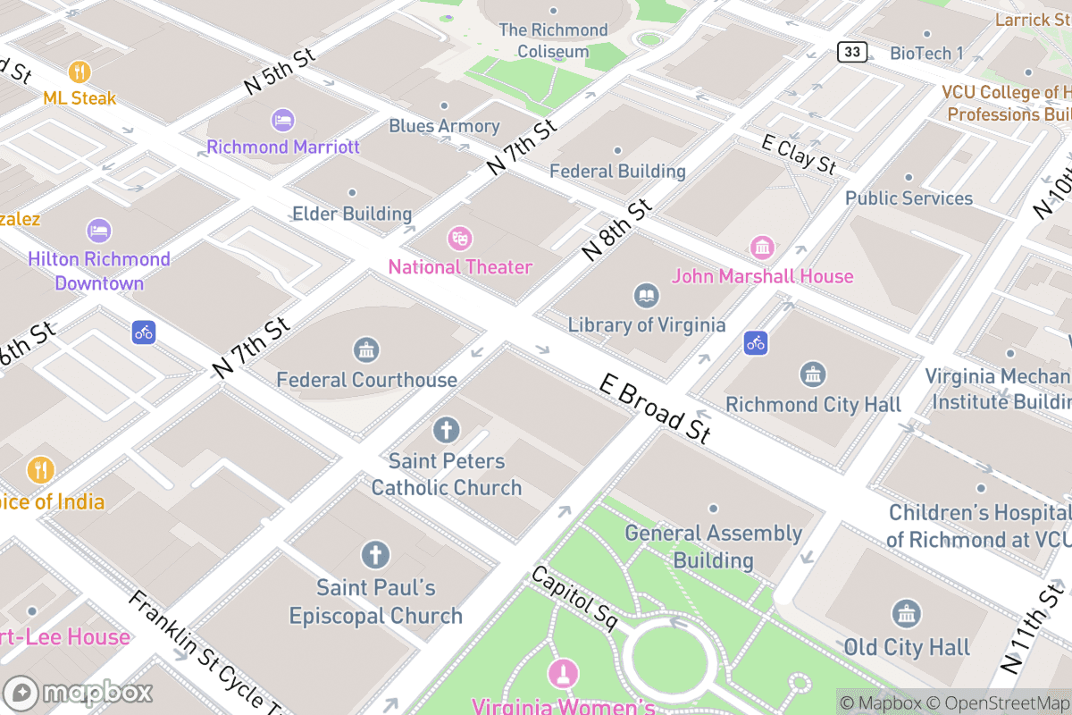 Map of The National