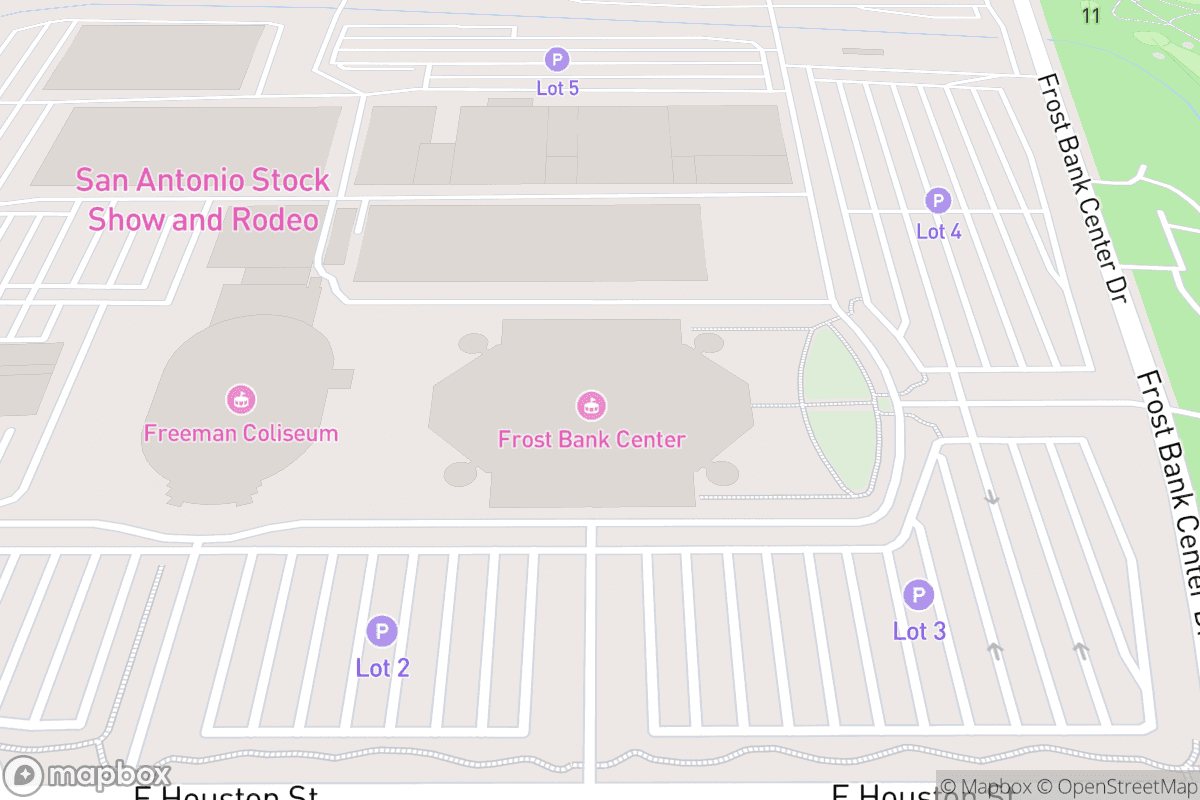 Map of San Antonio, TX (venue TBD)