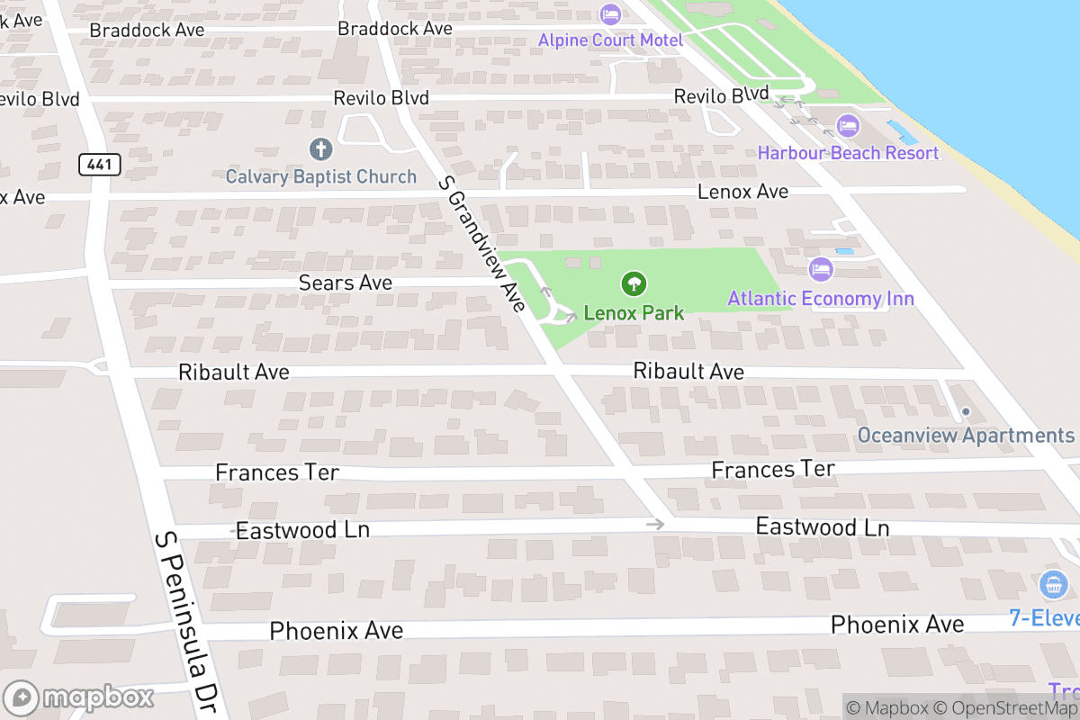 Map of The Peabody Daytona Beach