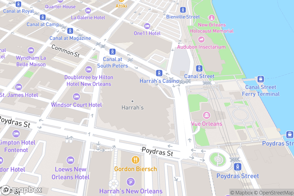 Map of Fillmore New Orleans