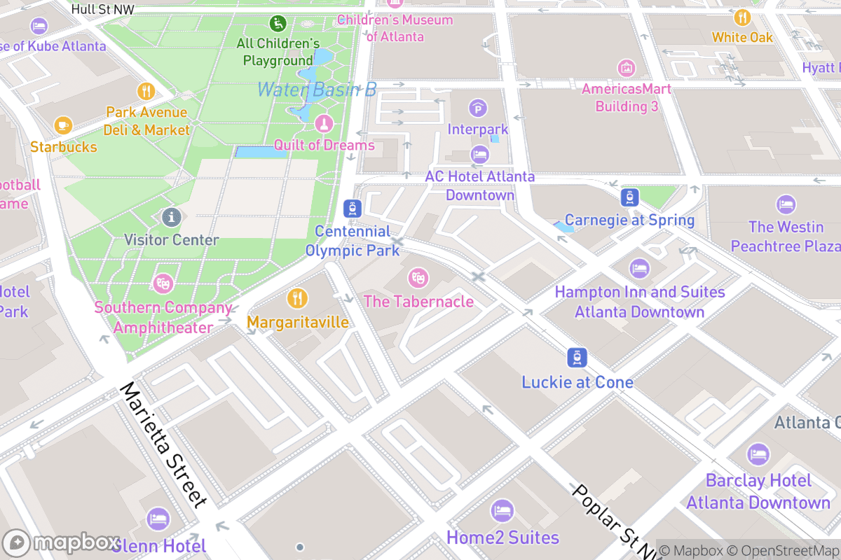 Map of Tabernacle Presented by iTHINK Financial
