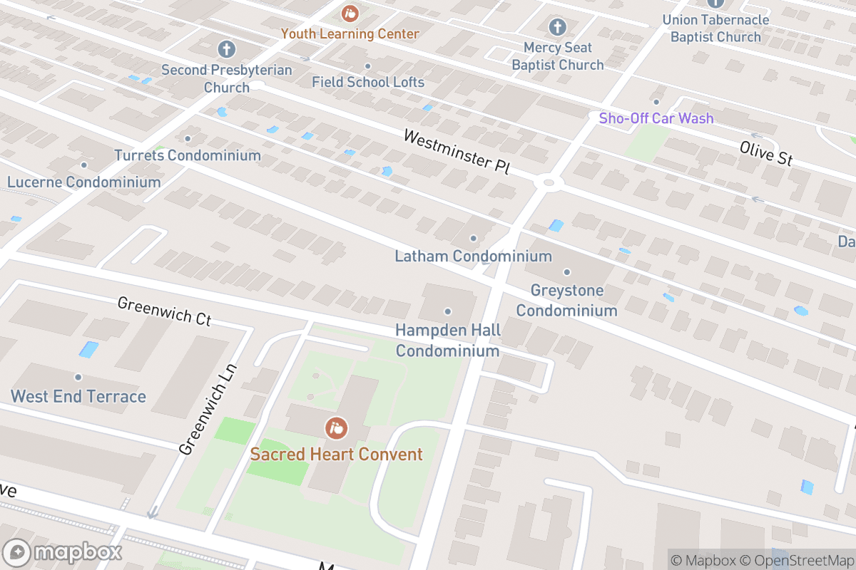 Map of Sheldon Concert Hall