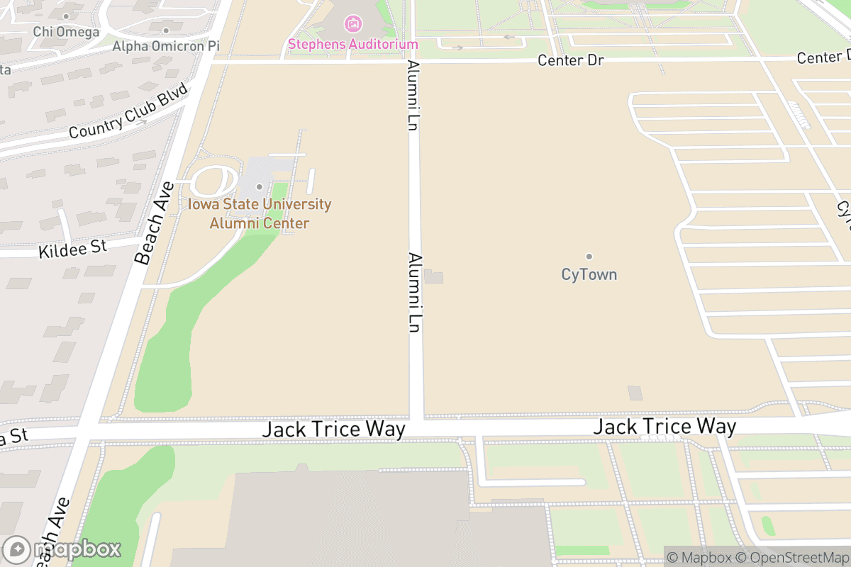 Map of Stephens Auditorium