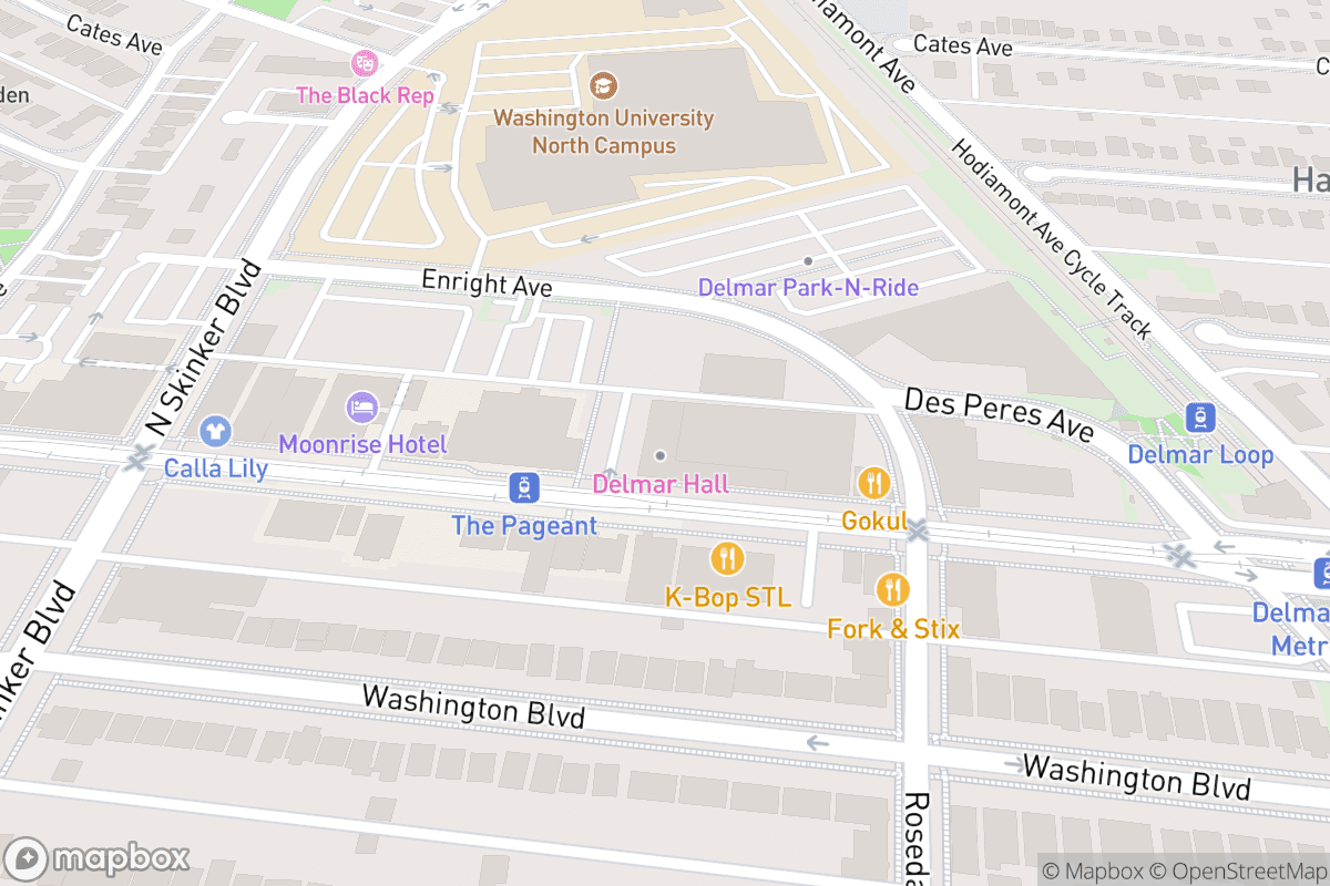 Map of Delmar Hall