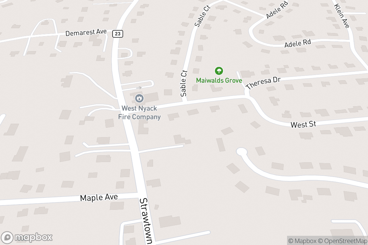 Map of Levity Lane West Nyack
