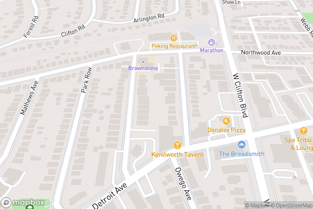 Map of The Mercury Music Lounge