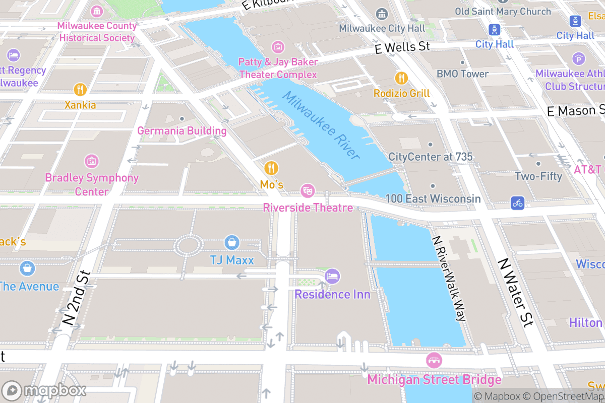 Map of Riverside Theatre