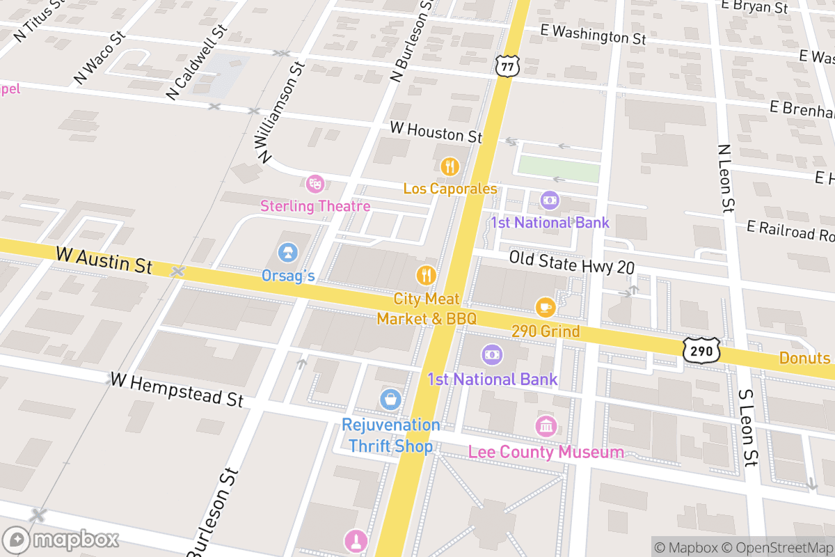 Map of Lee County Arts Center