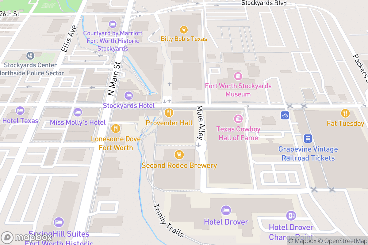 Map of Tannahill's Music Hall & Lounge
