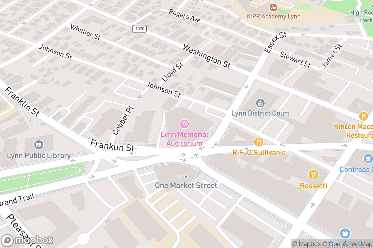 Map of Lynn Auditorium