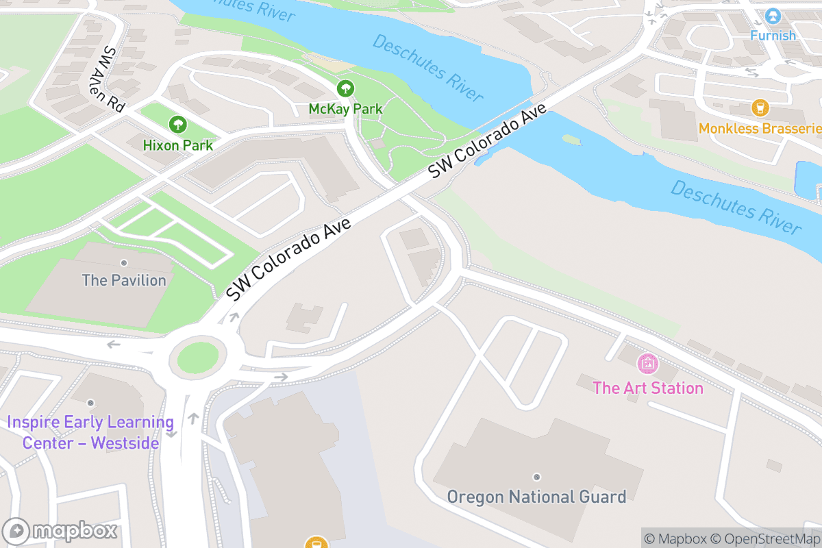 Map of Hayden Homes Amphitheater