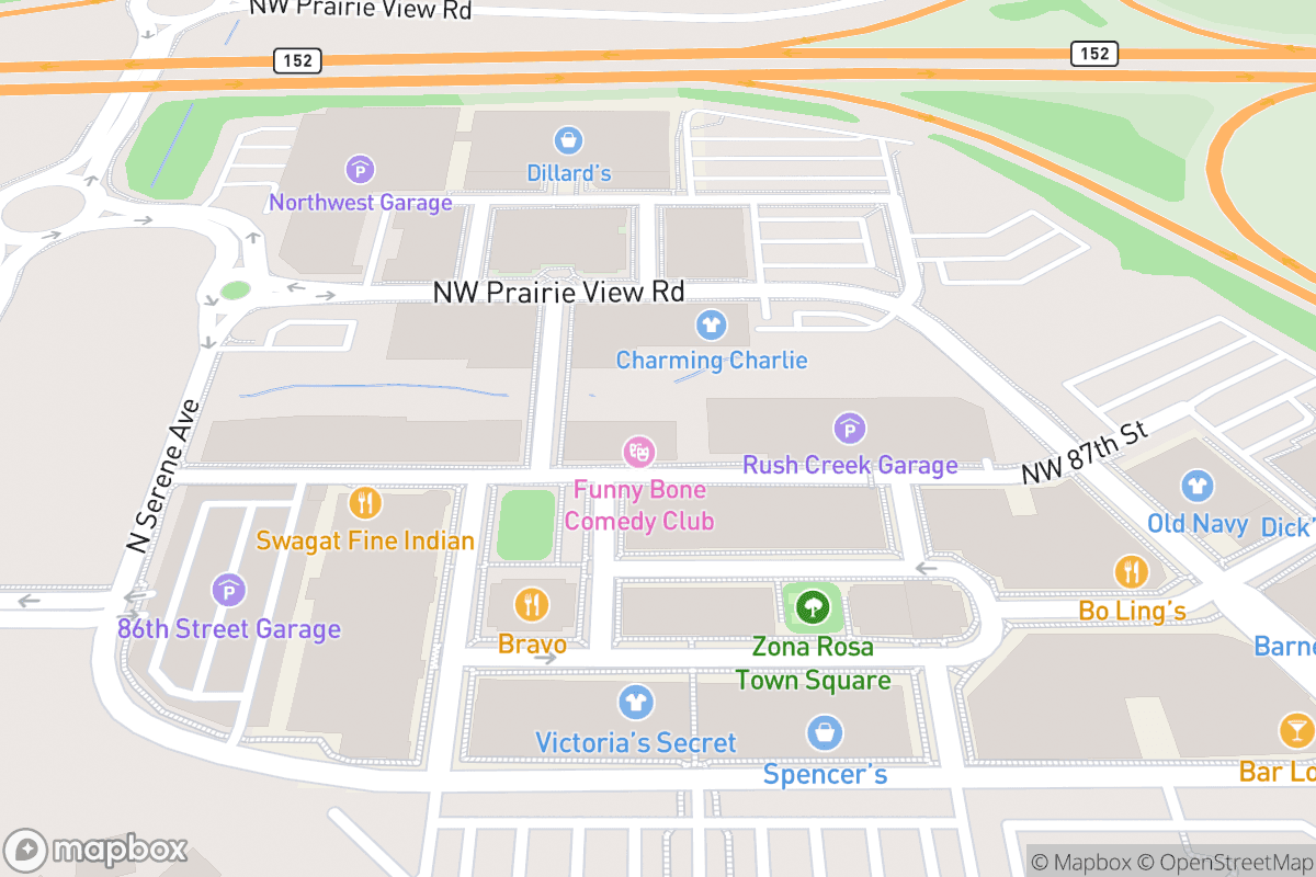 Map of Funny Bone (Kansas City)