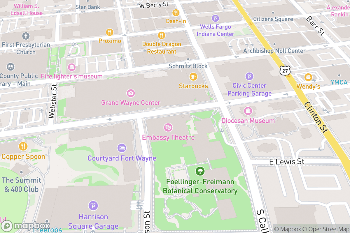 Map of Embassy Theatre
