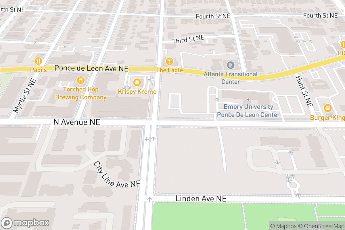 Map of City Winery - Atlanta