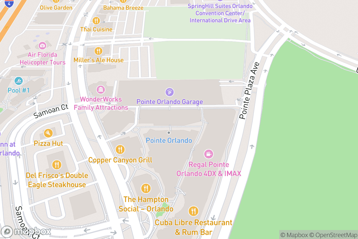 Map of Funny Bone (Orlando)