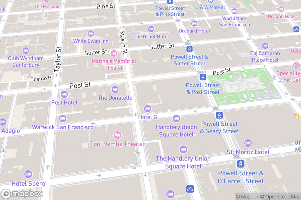 Map of August Hall
