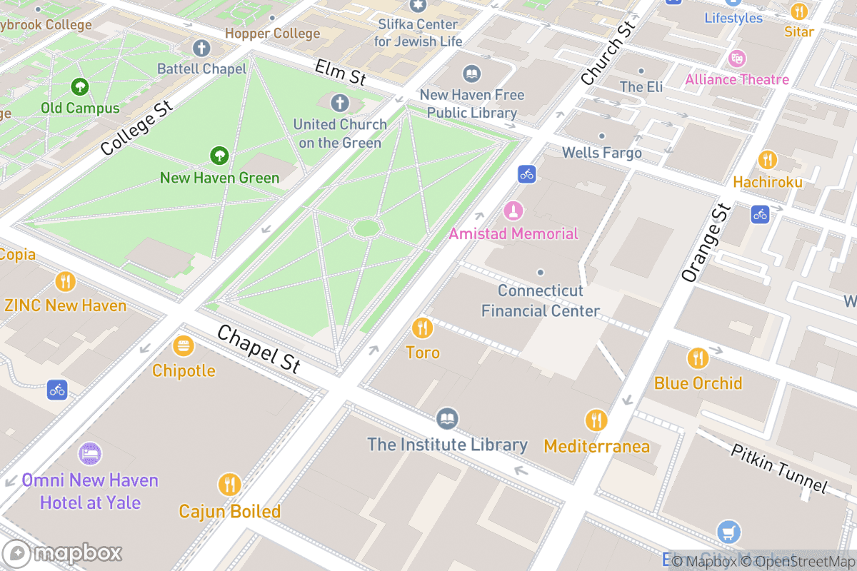 Map of College Street Music Hall