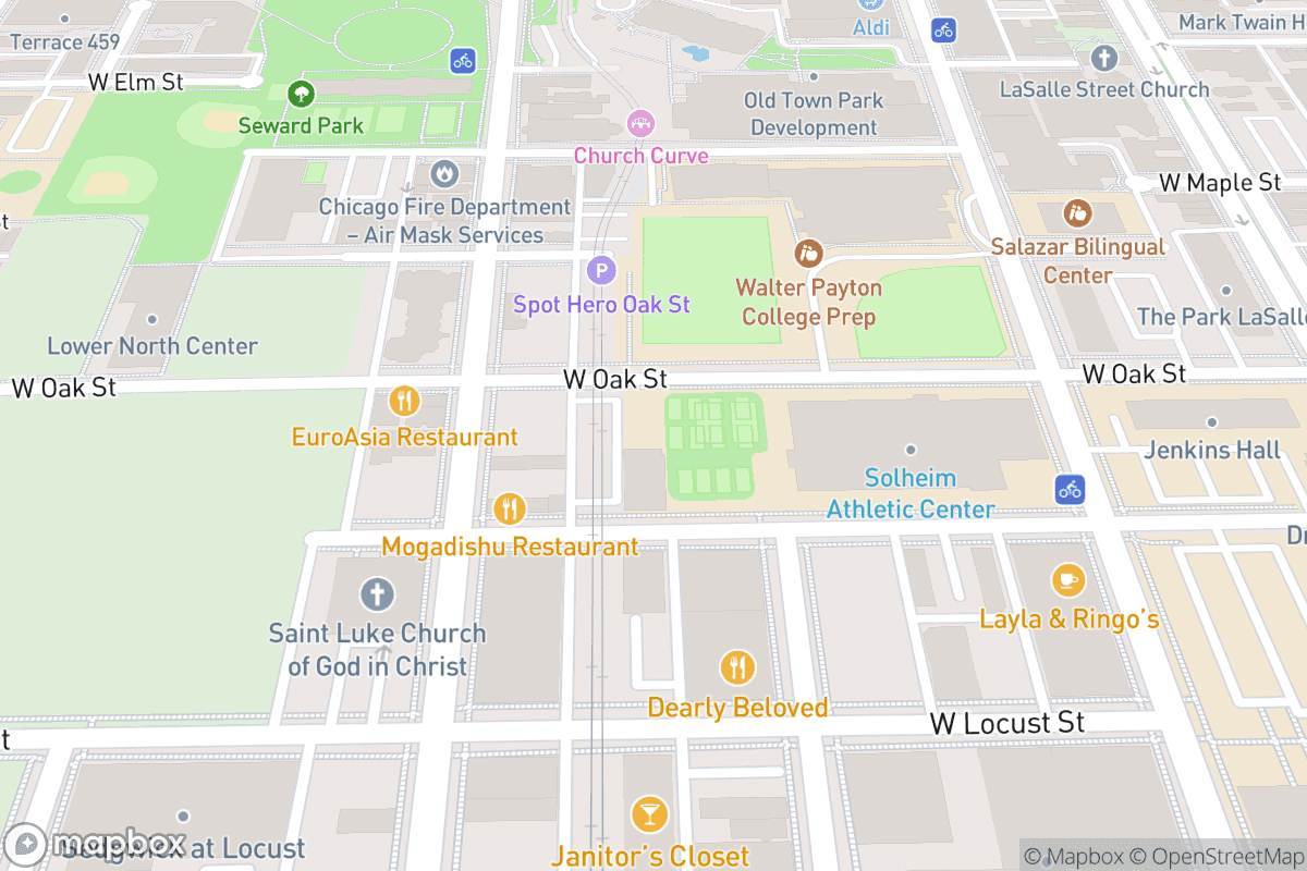 Map of Zanies Comedy Club - Chicago