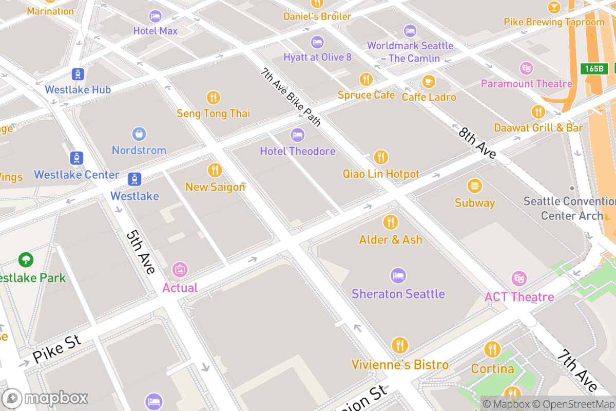 Map of ACT Theatre