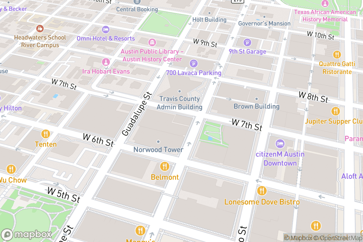 Map of Fallout Theater