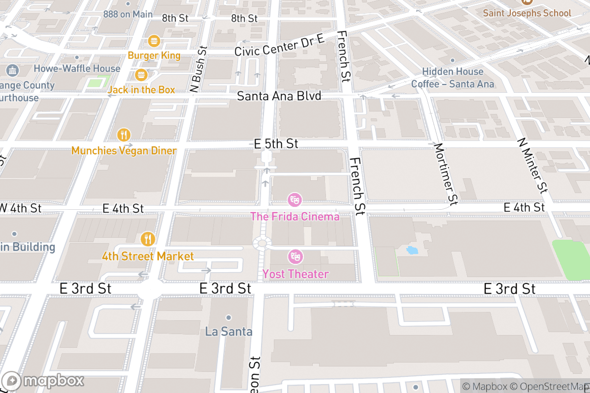 Map of The Frida Cinema
