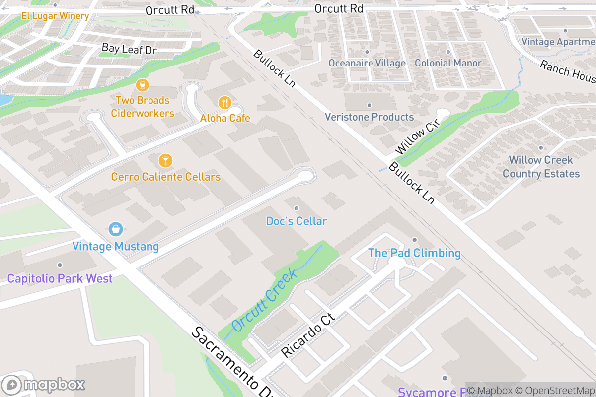 Map of Humdinger Brewing SLO
