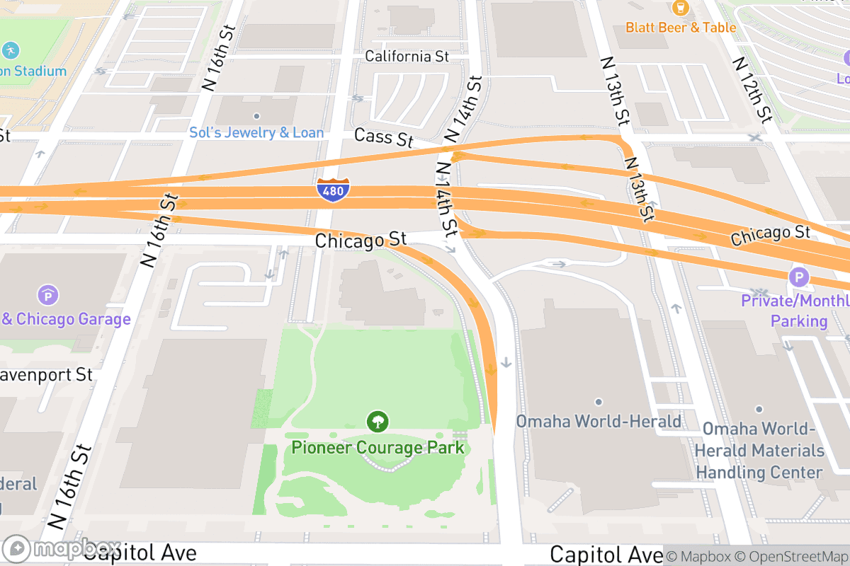 Map of Holland Performing Arts Center