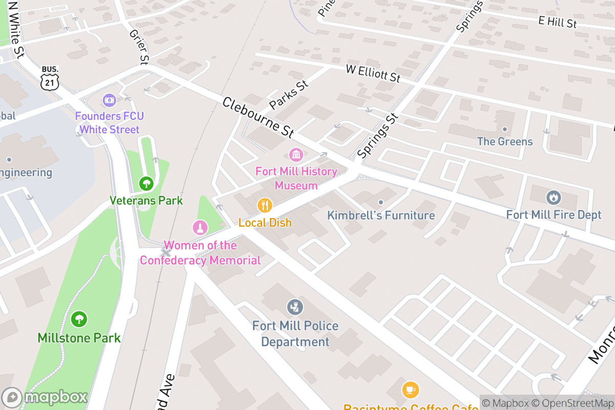Map of Fort Mill Community Playhouse