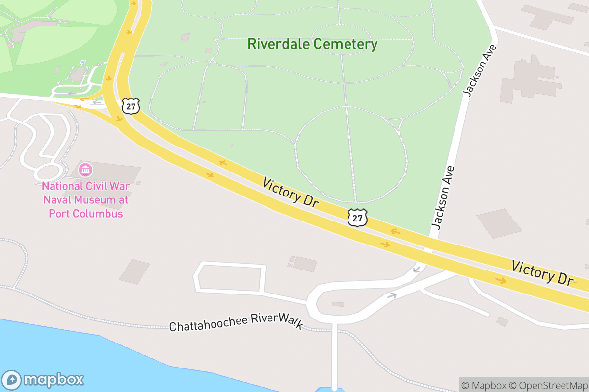 Map of Columbus Civic Center