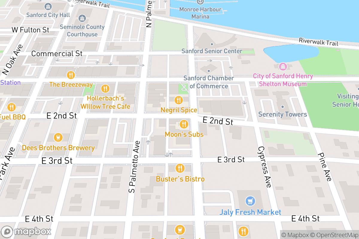 Map of West End Trading Company