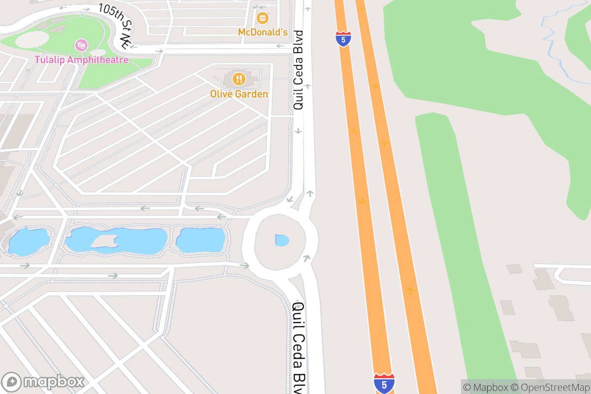 Map of Tulalip Resort Casino
