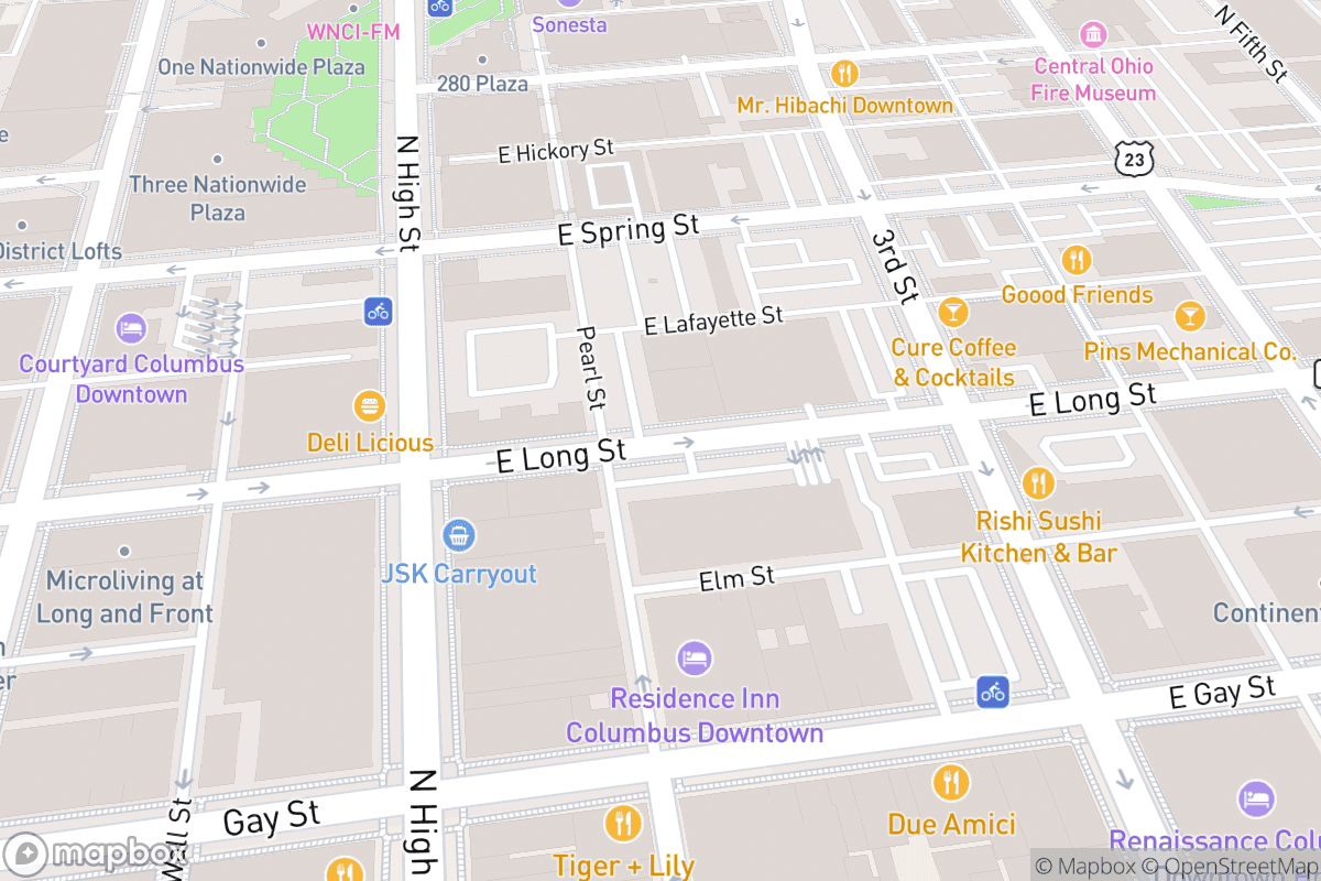 Map of Southern Theatre