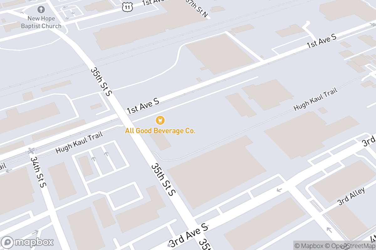 Map of All Good Beverage Co